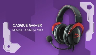 Remise casque gamer